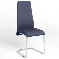 Обеденный стул Новый Стиль TAILER CF CHROME (BOX-2) ECO-22 (Синий) (NWS-122237)