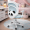 Крісло обертове дитяче з підставкою для ніг PERFECT KIDS PANDA GREEN Perfect Home Зелений (PFH-092112)