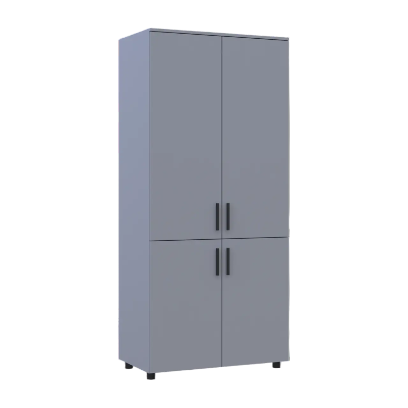 Шафа для одягу Doros Торн Сірий 2 ДСП (полиці) 90х51.6х200 (DRS-012022)