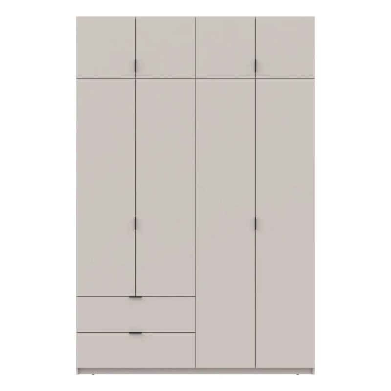 Шафа розпашна з антресоллю Doros Лукас 160х50х240 см Кашемір (DRS-011622)