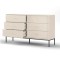 Комод Perfect Home Mono MKS154 6S 154x91x39 Беж пісочний (золоті ніжки) (PFH-091209)