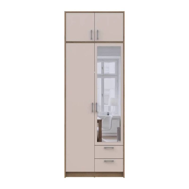 Антресоль Doros Ронді Дуб Артизан/Кашемір 2 ДСП 82х52х41 (DRS-011603)