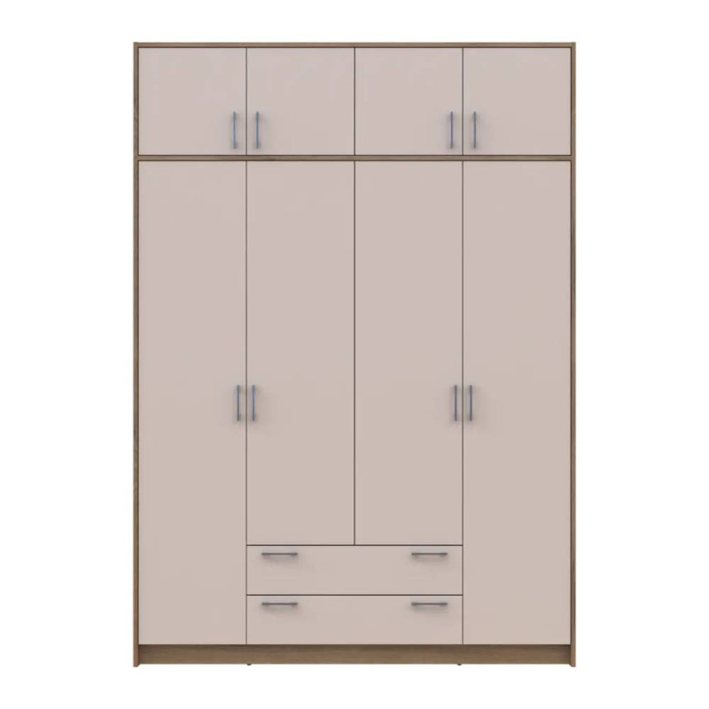 Антресоль Doros Ронди Дуб Артизан/Кашемир 4 ДСП 160х52х41 (DRS-011601)