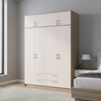 Антресоль Doros Ронді Дуб Артизан/Кашемір 4 ДСП 160х52х41 (DRS-011601)