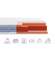 Матрас Highfoam Noble Platinum Hercules 80х190 см беспружинный (EVR-5262)