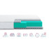 Матрац ортопедичний Highfoam Noble Argentum Amaltea 120х190 см безпружинний (EVR-5165)