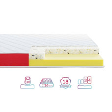 Матрац ортопедичний Highfoam Lento Ritmo 180х200 см безпружинний (EVR-4941)